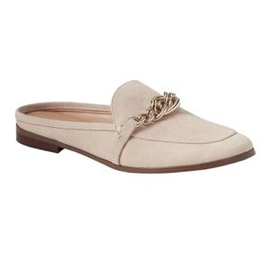Banana Republic Demi Chain Slide, Almond Suede (45)